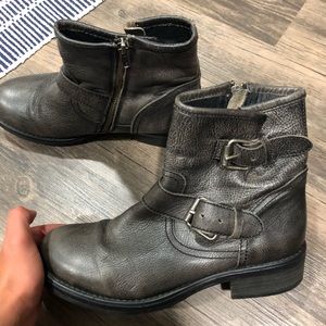 Grey Steve Madden Boots
